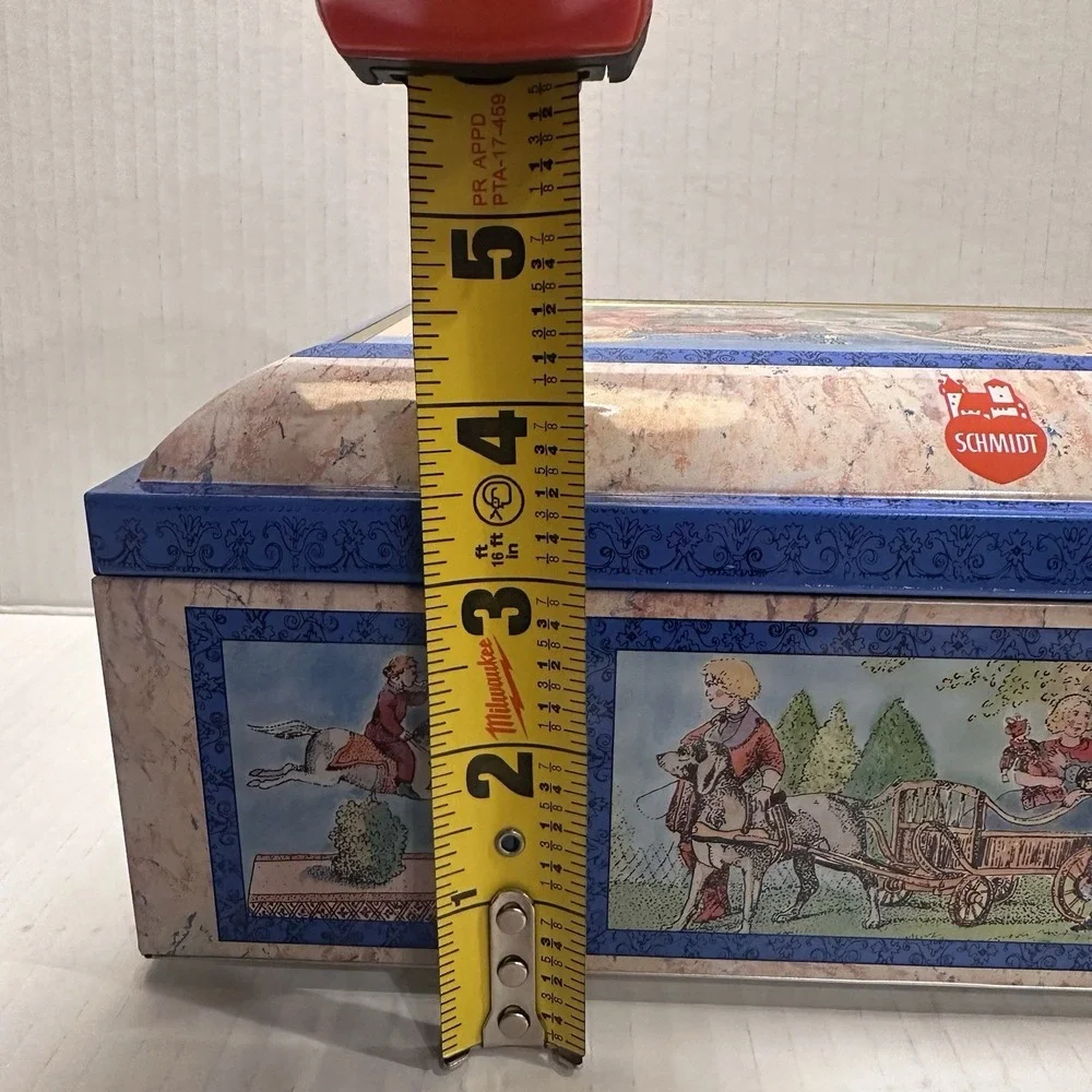 VTG E. Otto Schmidt‎ Large Biscuit Tin Cookie Sandwich Box West Germany Nurnberg